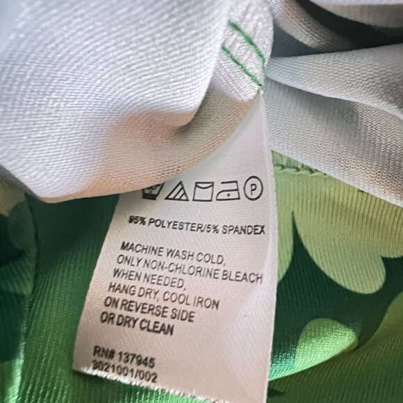 St. Patricks Day Clover‎ Print Leggings Women’s High Waist By Tipsy Elves - Picture 5 of 5